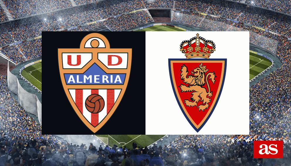 Almería-Zaragoza en directo online: Liga 1,2,3