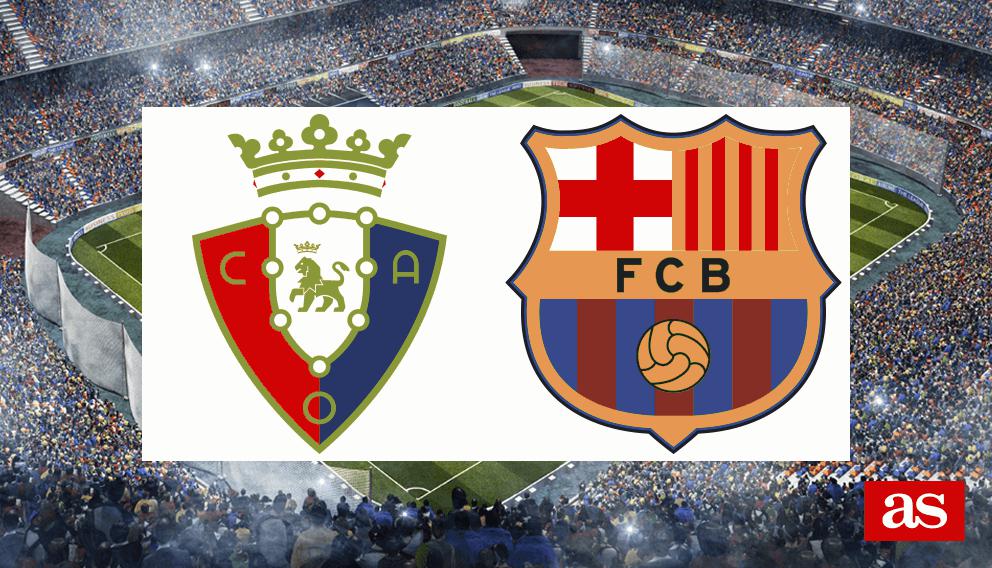 Osasuna vs. Barcelona live: LaLiga Santander 2016/2017 - AS.com