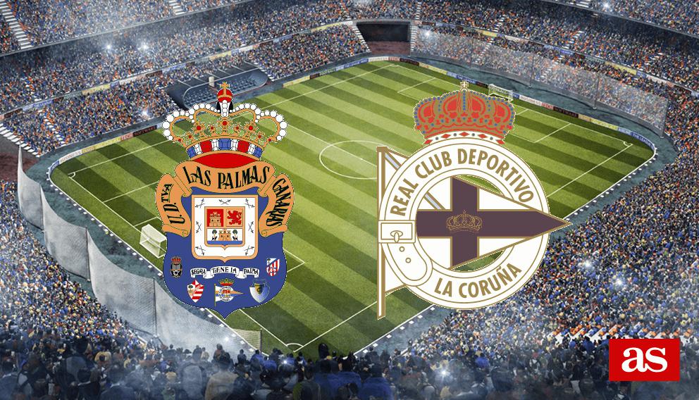 Las Palmas - Deportivo en vivo y en directo online: LaLiga Santander 2016/2017
