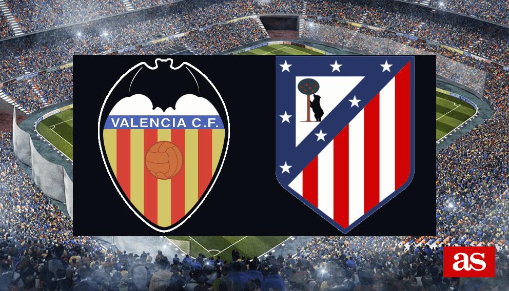 Valencia - Atlético en vivo y en directo online: LaLiga Santander 2016/2017