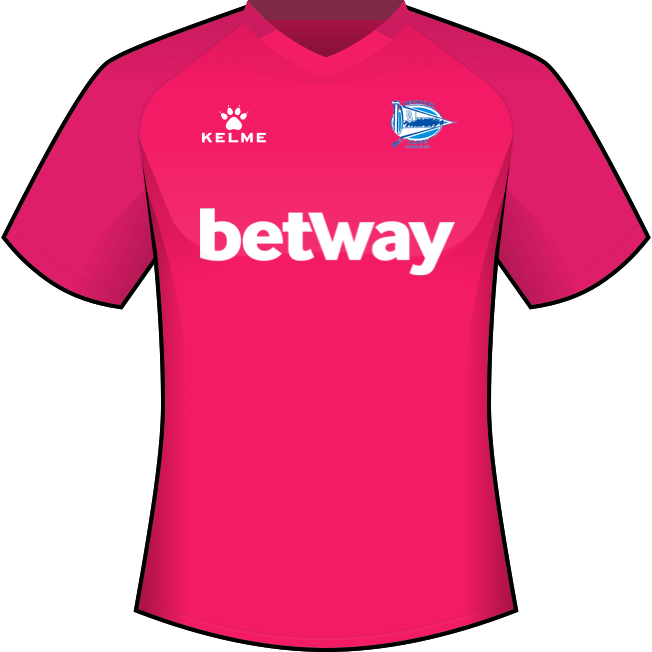 Segunda equipación: Deportivo Alavés