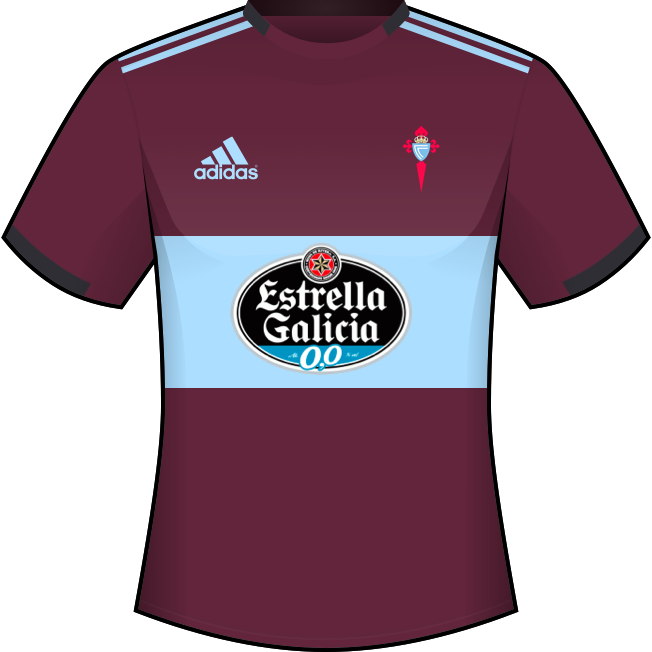 Segunda equipación: Celta de Vigo