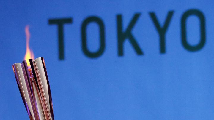 Imagen de la antorcha olímpica de los Juegos Olímpicos de Tokio 2020.