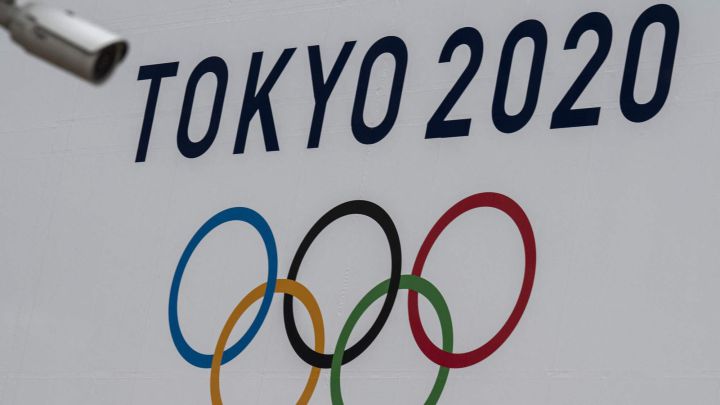 Cartel promocional de los Juegos Olímpicos de Tokio 2020.