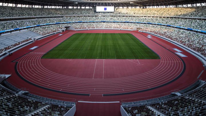 Imagen del Estadio Nacional de Tokio, sede principal de los Juegos Olímpicos de Tokio 2020.