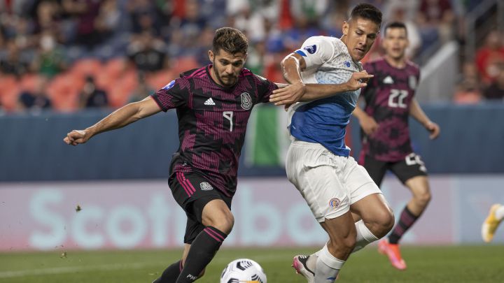 Henry Martín durante la Final de la Concacaf Nations League