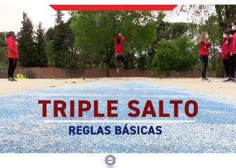 Volar lejos sobre la arena: las reglas básicas del triple salto