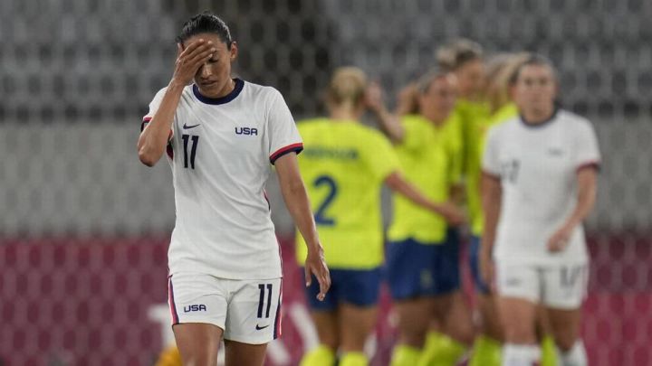 Suecia goleó a Estados Unidos en el inicio del fútbol femenino en Tokio 2020