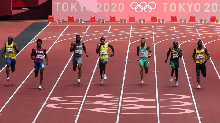 La serie de los 200 metros donde tomó parte Noah Lyles.