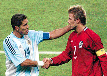 El Argentina-Inglaterra fue el partido más visto