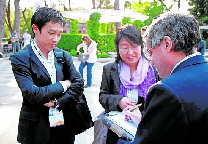 La corresponsal del 'Hochi' japonés vota por Madrid