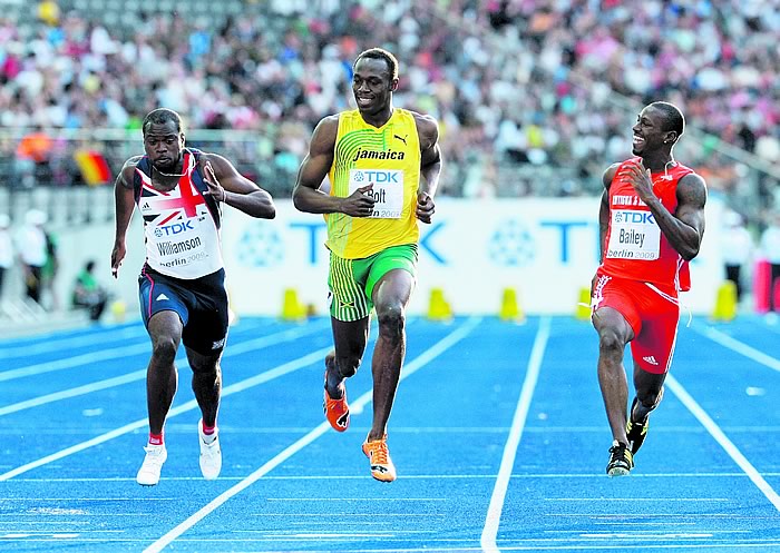 Tormenta en los 100 metros: 'Relámpago Bolt'