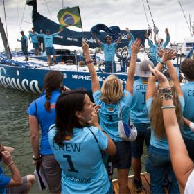 Itajaí se volcó en la salida de la sexta etapa Itajaí se volcó en la salida de la sexta etapa