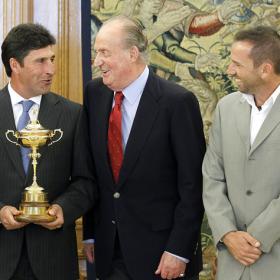 Sergio García: "Sentí que 'Seve' nos miraba y que nos ayudó" Sergio García: "Sentí que 'Seve' nos miraba y que nos ayudó"