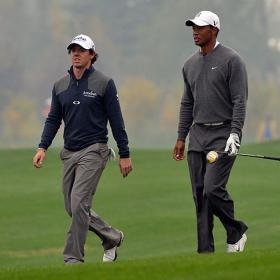 McIlroy derrotó a Tiger en un partido de exhibición en China McIlroy derrotó a Tiger en un partido de exhibición en China