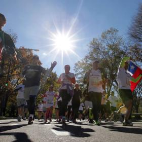 Central Park fue el epicentro de la maratón alternativa Central Park fue el epicentro de la maratón alternativa
