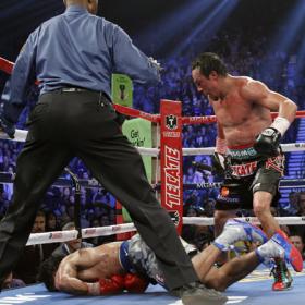 Pacquiao cayó por KO trece años después Pacquiao cayó por KO trece años después