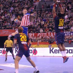 El Barcelona apuntilla al Atlético en Vistalegre El Barcelona apuntilla al Atlético en Vistalegre
