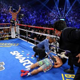 Pacquiao quiere seguir tras sufrir el KO perfecto Pacquiao quiere seguir tras sufrir el KO perfecto