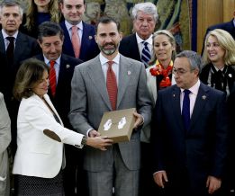 El Príncipe apoya a Madrid 2020 y recibe el dossier oficial El Príncipe apoya a Madrid 2020 y recibe el dossier oficial