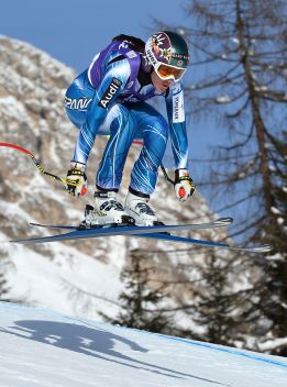 Carolina Ruiz acaricia el podio en Cortina d'Ampezzo Carolina Ruiz acaricia el podio en Cortina d'Ampezzo