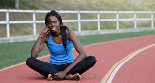 Aauri Bokesa, la reina de los 400 en el atletismo español