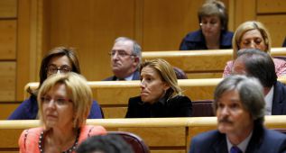 Marta Domínguez asistió a la votación de la Ley Antidopaje