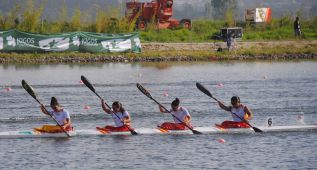 El K-4 femenino, quinto en el mejor resultado de la jornada