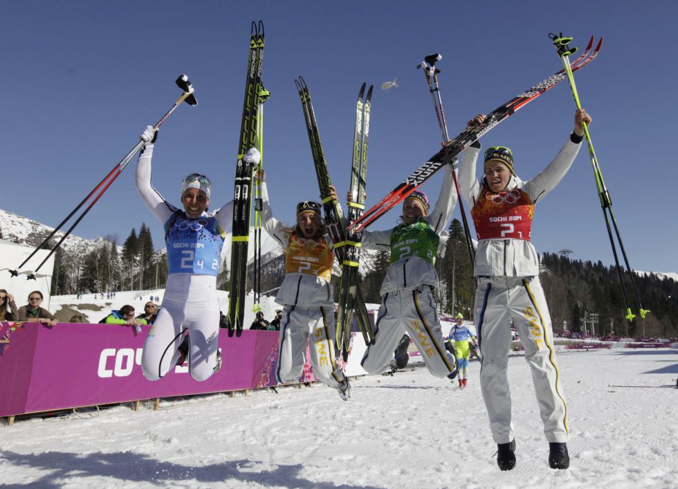 Suecia sorprende en el relevo y logra su primer oro