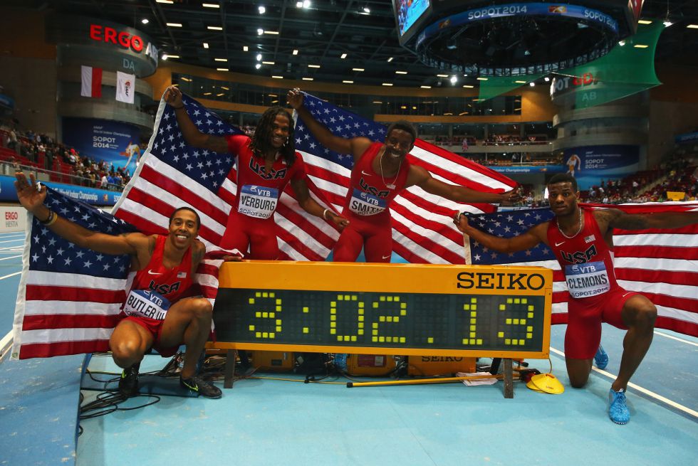 Estados Unidos batió el récord mundial de 4x400 masculino