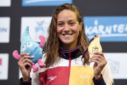 Duane da Rocha gana el primer oro para España en 200 espalda