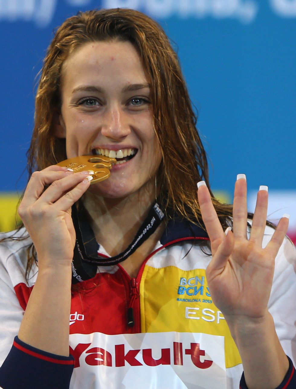 Póquer de oros en Doha para la reina Mireia Belmonte