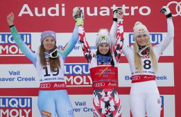 Fenninger gana el primer oro por delante de Maze y Vonn