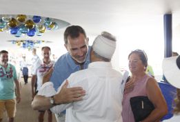 Ni Jacinto ni Felipe VI navegaron el primer día de la Copa