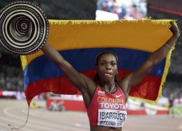 Ibargüen, la reina de Colombia revalida el oro en triple salto