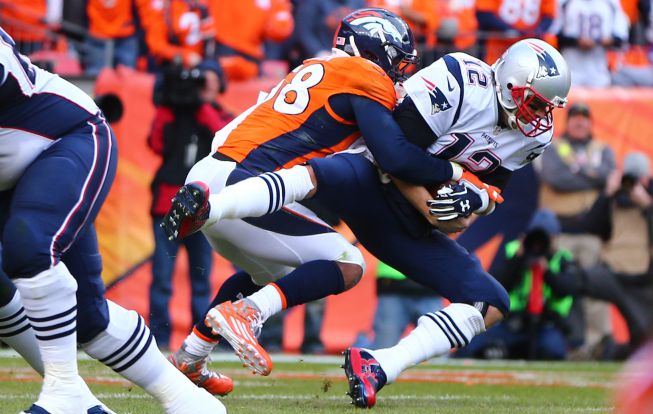 Sack de Von Miller a Tom Brady en el Broncos - Patriots