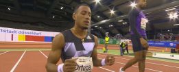 Orlando Ortega bate el récord de España de 60 vallas (7.49)