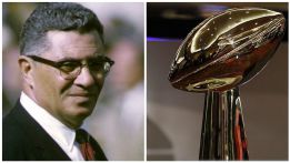 Vince Lombardi y el trofeo que lleva su nombr