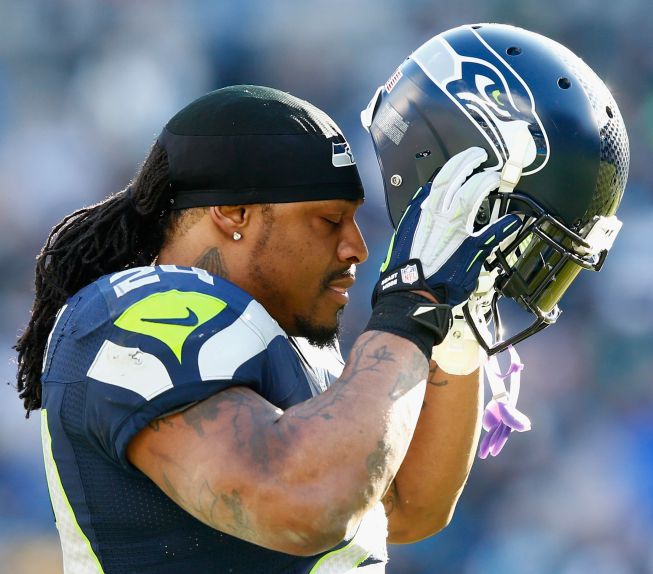 Marshawn Lynch con los Seahawks