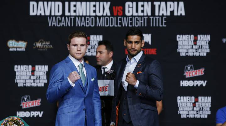 Canelo y Khan toman el relevo de Mayweather y Pacquiao