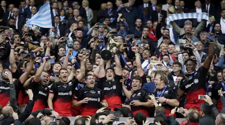 Saracens anula a Racing (9-21) y gana su primera Champions