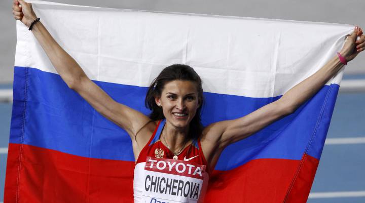 Anna Chicherova, entre los posibles dopados en 2008