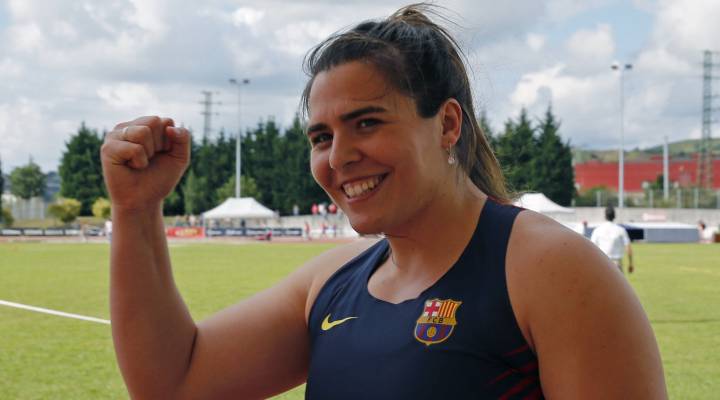 Sabina Asenjo bate en Bilbao su récord de disco con 61,89