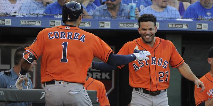 José Altuve anda en plan grande en la caja de bateo