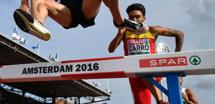 Carro, Martos y Merzougui, un pleno español en obstáculos