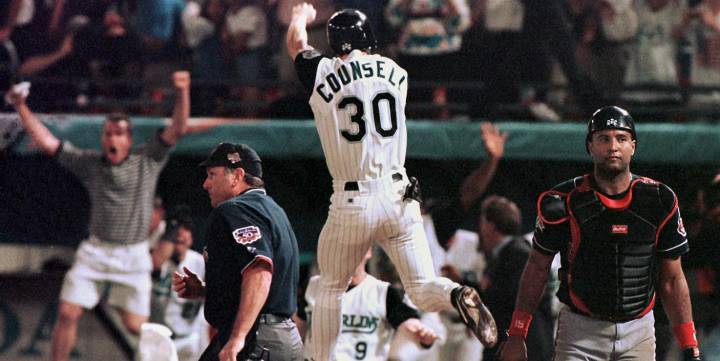 Liván y Marlins en la cumbre de la Serie Mundial en 1997