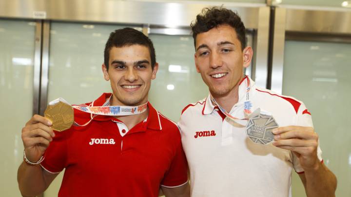 Cardenal recibió a Bruno Hortelano y Sergio Fernández