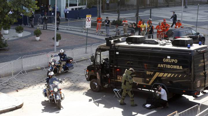 Río tiene una media de tres amenazas diarias de bomba