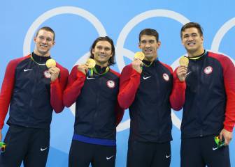 Phelps se retira en lo más alto: 23 oros y 28 medallas