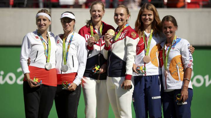 Las rusas Makarova y Vesnina ganan el oro en dobles